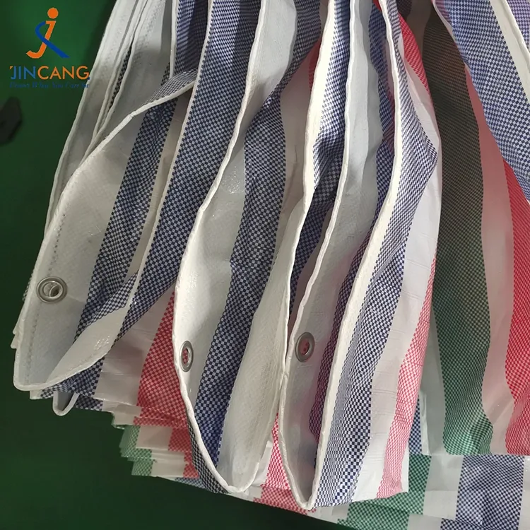 110 GSM Strip PE presenningsrulle