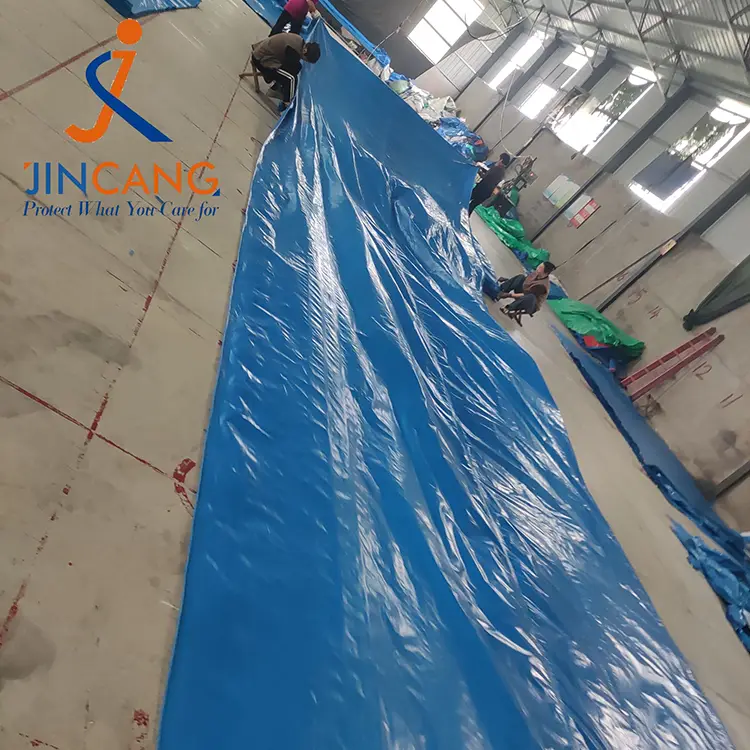 110g blå pe tarpaulin