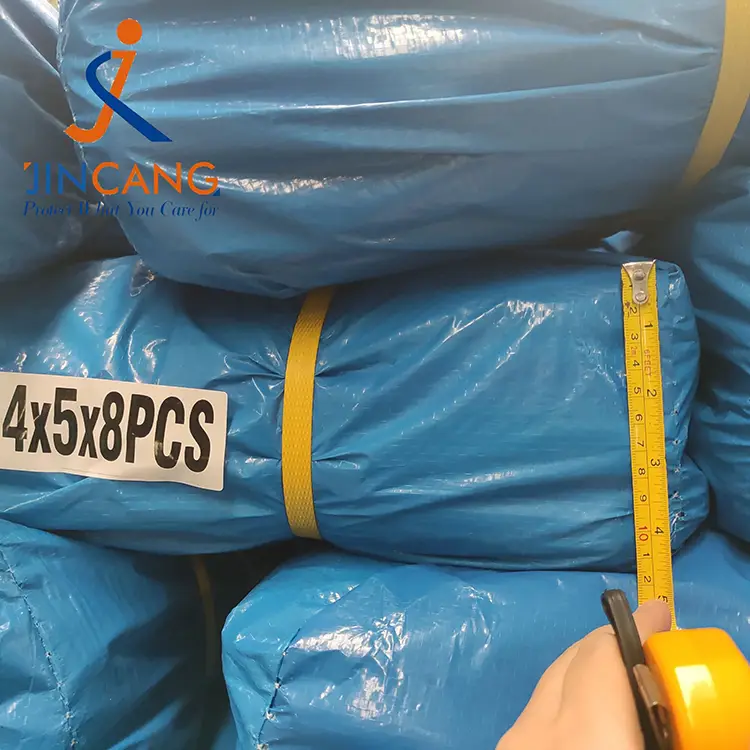 110g blå pe tarpaulin