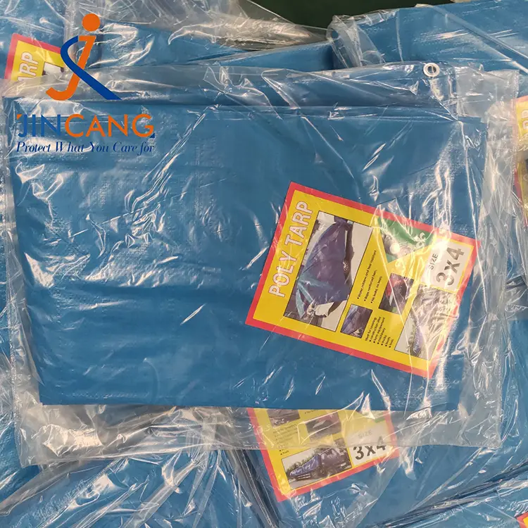 110g blå pe tarpaulin