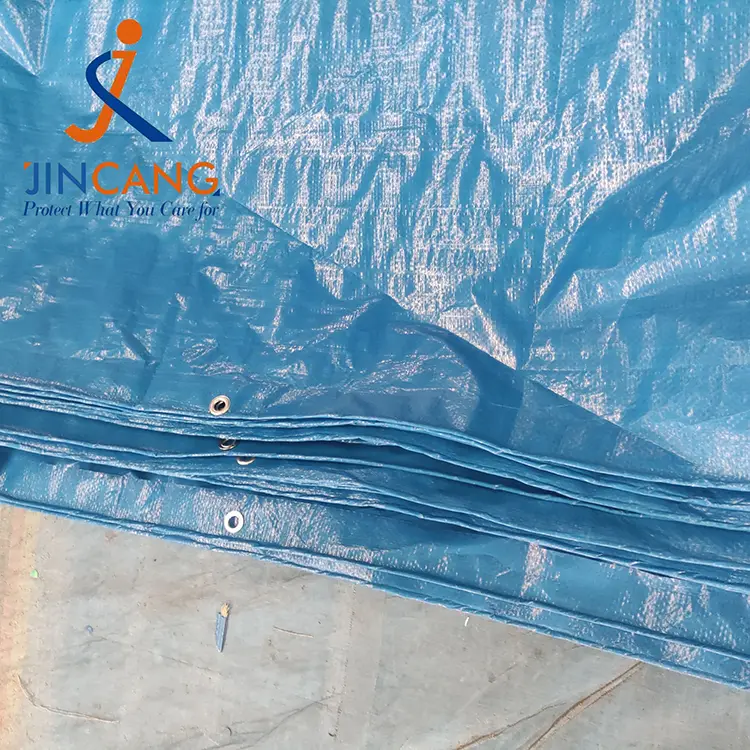 110g blå pe tarpaulin
