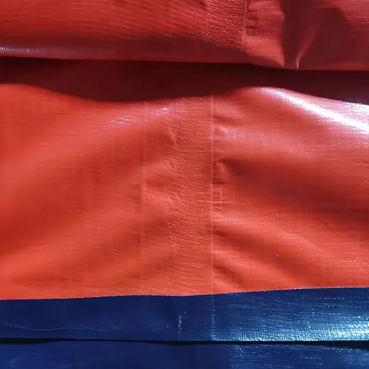 150 gsm orange pe tarpaulin rulle