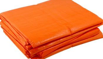 Pe orange tarpaulin