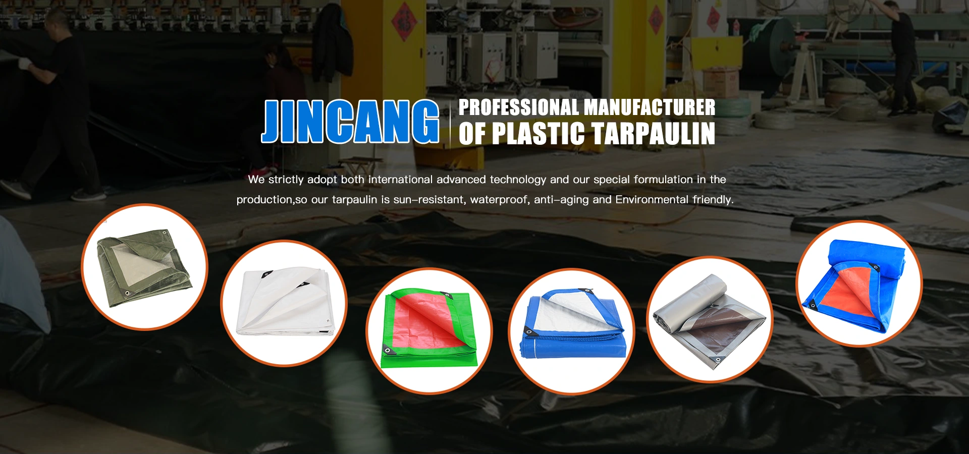 Kina plastiske tarpauliner
