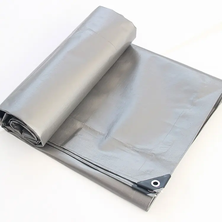 220g sølvbrun pe tarpaulin