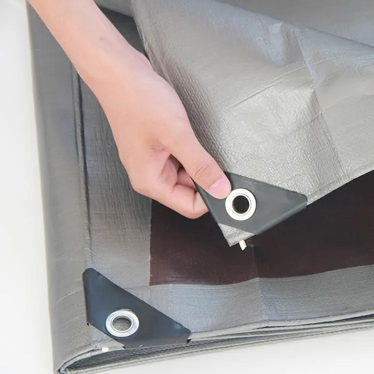 220g sølvbrun pe tarpaulin