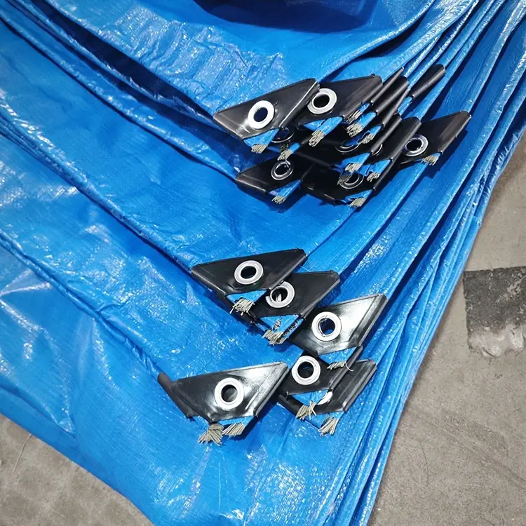 Blå 150 gsm pe tarpaulin