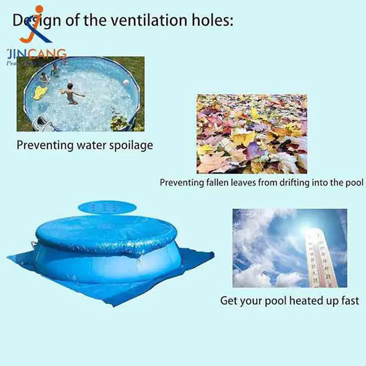 Blue Tarpaulin PE Swimming Pool Covers