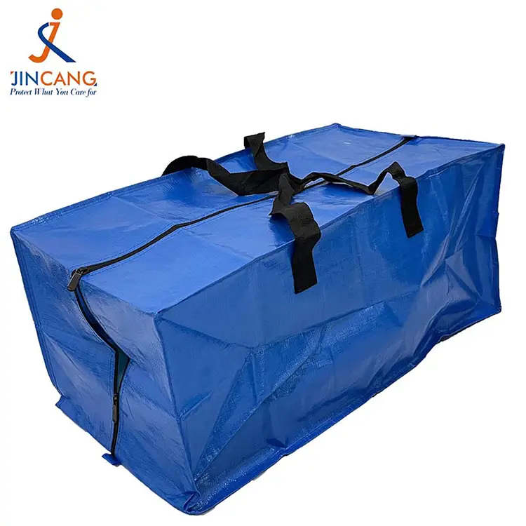 Supermarked sammenfoldelig PP -vævet bevægende taske Supermarked sammenfoldelig PP -vævet bevægende taske