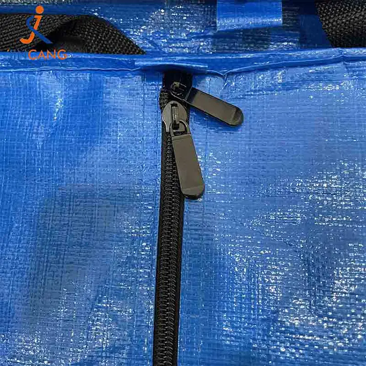 Supermarked sammenfoldelig PP -vævet bevægende taske