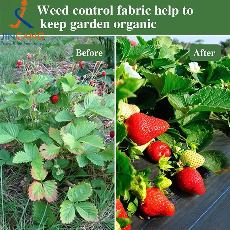 Ukrudt kontrol stofmåtte